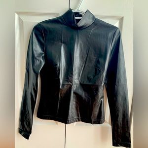 ARITZIA | Babaton Billboard Turtleneck | Vegan Leather | Size 2